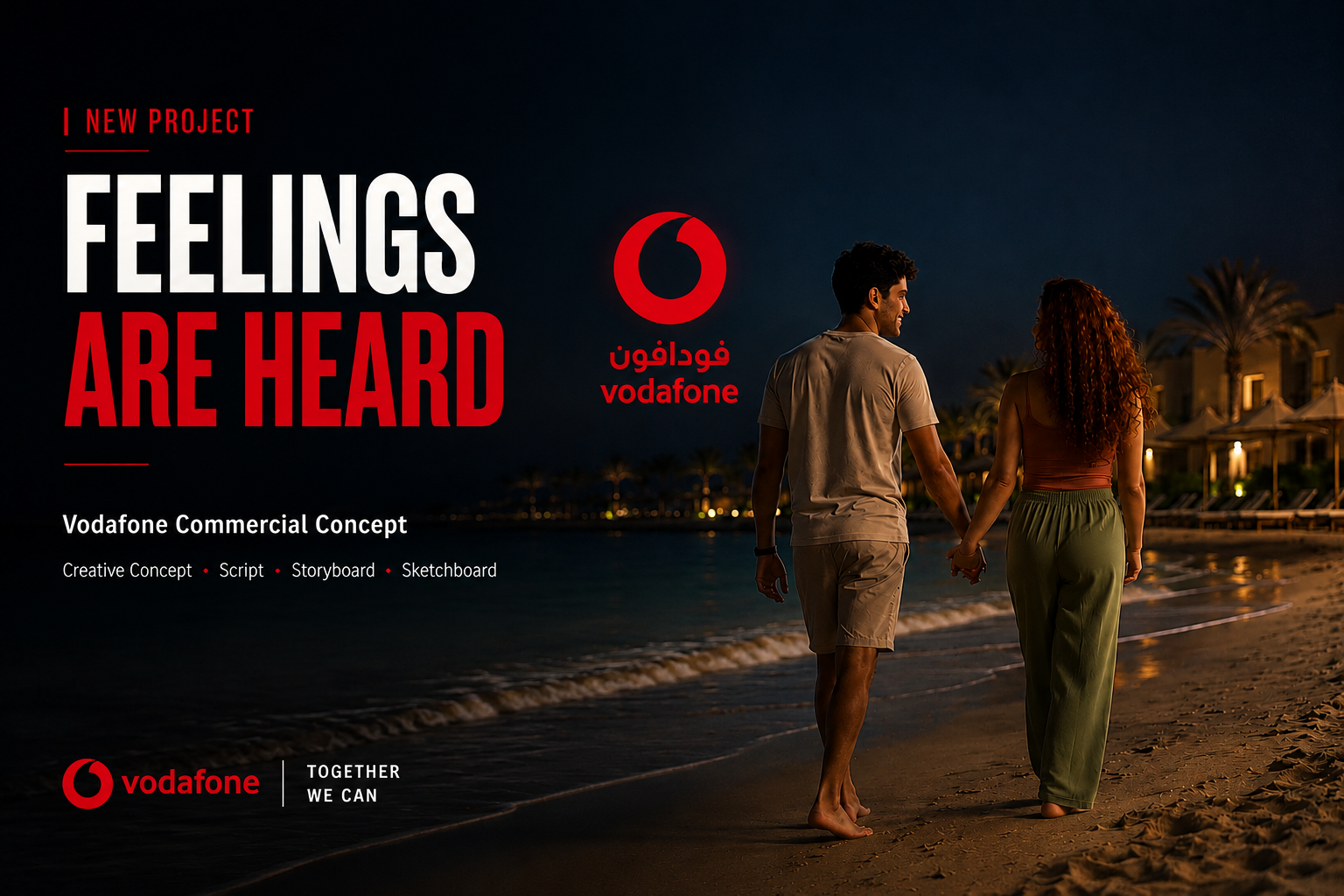 VODAFONE Commercial Concept (FEELINGS ARE HEARD)